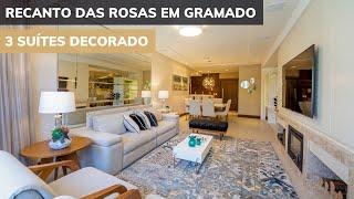 Apartamento Alto Padrão 3 dormitórios mobiliado em Gramado RS - Imobiliária Moura & Cruz