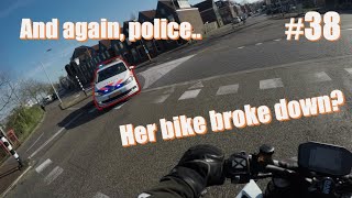 Corona drive-tru adventures! | Bikers helping others. | Police got us AGAIN