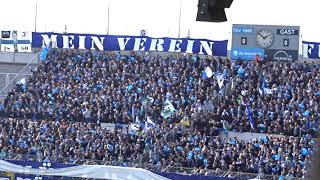 Westkurve Grünwalder Stadion 10 Minuten vor Spielbeginn!