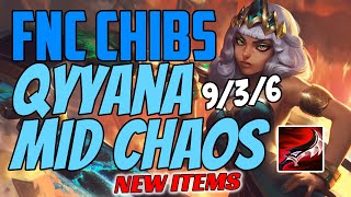 FNC Chibs Plays QIYANA Mid vs Diana - Challenger Gameplay New Items Season 11 Duskblade Of Drakthar