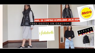 HAUL DE COMPRAS ACUMULADAS INVIERNO MES DE JULIO 2024:  UN CHALECO TRES OUFITS🤗🤗🤗🤗🤗🤗🤗🤗🤗🤗🤗