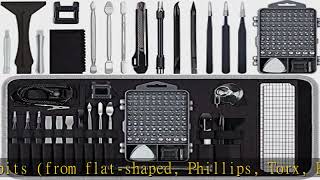 Computer Repair Tool Kit, Laptop Opening Tool, 139 in 1 Professional PC Repair Tool with 98 Bit, Ma