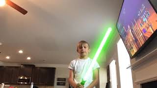 My Best Friend Liam Wields a Lightsaber