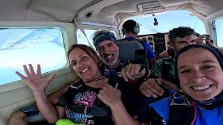 Guaya First Skydive! Tandem Jump from 10000 feet at iJump Gran Canaria