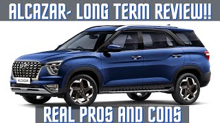 HYUNDAI ALCAZAR IN-DEPTH DRIVE REVIEW | LONG TERM REVIEW | PROS AND CONS