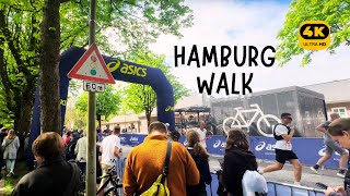 Hamburg Marathon 2024 🇩🇪 4K Walking Tour! IPhone 15 pro Max