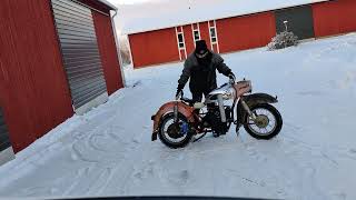 Diesel motorcycle first test drive - Project DMZ 400 Part 1