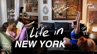 NYC vlog // Reset weekend, being unproductive, New York apartment yoga