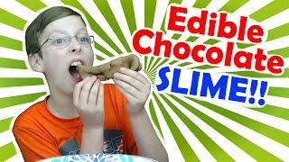 HOW TO MAKE EDIBLE CHOCOLATE SLIME YOU CAN EAT!! DIY SLIME WITH COLLINTV