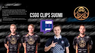 ENCE DRAAMA! ALLU PUHUU ALEKSIB PENKITYKSESTÄ! | CSGO SUOMI