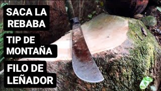 ⚔ COMO AFILAR CUCHILLO con PIEDRA NATURAL CORRECTAMENTE 😯 [SECRETO DEL ABUELO].