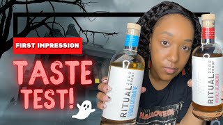 RITUAL Zero Proof  I TEQUILA + WHISKEY 🥃 TASTE TEST I ALCOHOL FREE REVIEW