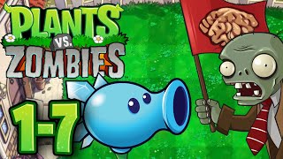 PLANTS vs. ZOMBIES - LEVEL 1-7 GAMEPLAY (NO COMMENTARY) #pvz  #gameplay