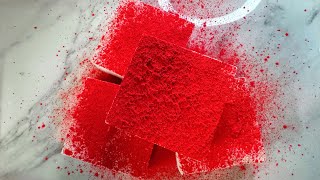 Flakey Gym Chalk Blocks with Marblers Mica Powder ASMR • Oddly Satisfying • Sleep Aid