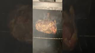 Smoking a pork butt #smoker