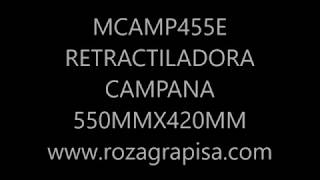 MCAMP455E RETRACTILADORA CAMPANA 550X420 MM