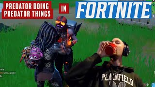 I'm BACK! Fortnite Predator Skin Fun in Squads