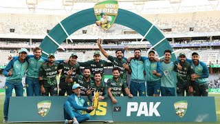 PAKISTAN HISTORIC SERIES WIN IN AUSTRALIA|PAK VS AUS 3RD ODI