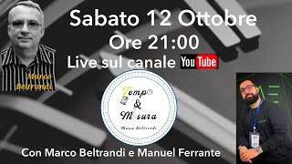 Live con Manuel Ferrante (Aenigma) stasera ore 21