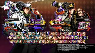 JoJo's Bizarre Adventure: All-Star Battle R - Jotaro Kujo (Part 3 vs Part 4) Gameplay Comparison