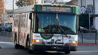 AC Transit 2013 Gillig Low Floor 1346 on route 20