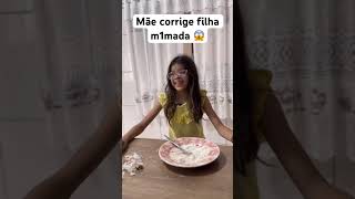 Mãe corrige filha m1mada 😱 #novelinha #drama #novela #casal