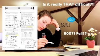 Romanian Student takes the SAT MATH section (800??)