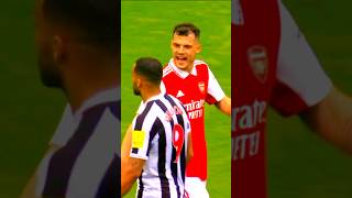 Xhaka vs Wilson battle #arsenal #newcastle #fight