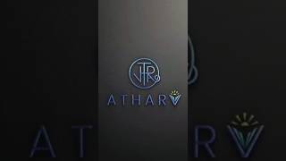 Atharv Name into brand logo || Just comment now || #brand #logo #logodesign #comment #subscribe