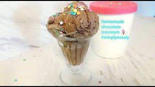 Chocolate Ice  Cream Recipe (No Machine ) ICECREAM