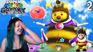 Gettin DIRTY with the Bee Queen?! || Super Mario 3D All Stars || Super Mario Galaxy Ep 2