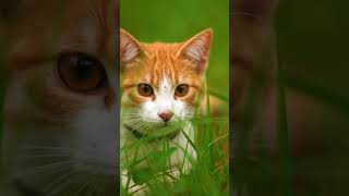 CUTE CAT IN THE BACKYARD    #shortfeed #shortvideo #pets