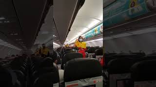 Air asia safety demonstration