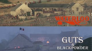 LA HAYE SAINTE   Guts and Blackpowder & Waterloo 1970 ( COMPARISON )