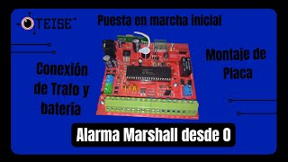 Alarma Marshall ,Cómo se realiza  Armado inicial y fijacion .