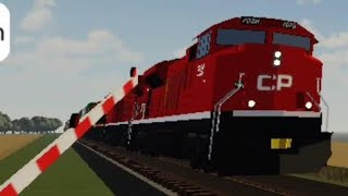 CPKC SD70ACU Leading intermodal Tren Mas Poderoso de Roblox