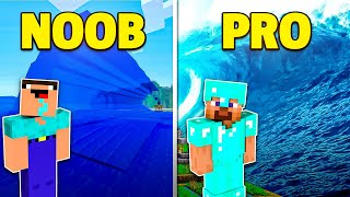 NOOB vs PRO UCIECZKA PRZED TSUNAMI!