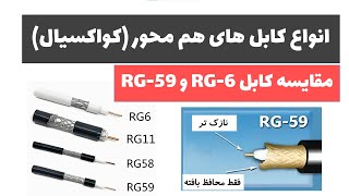 آموزش برق ساختمان جلسه 32: انواع کابل های هم محور (کواکسیال)