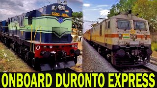 ONBOARD DURONTO EXPRESS | CROSSING PRASANTI, SESHADRI, UDAY Express | Indian Railways