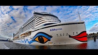 AIDA PRIMA am 16. Oktober 2021 in Kiel