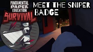 How To Get "Meet The Sniper" Badge - FPE:S Remastered (Roblox)