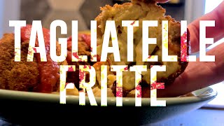 Ricetta veloce delle tagliatelle fritte