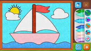 Ship Coloring Page