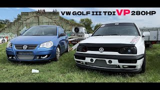 VW GOLF MK3 TDI VP 280HP @ GTB 2260VKLR + 11MM HEAD + RACE CAMSHAFT 260°...ETC@DIESELPOWER |VORY TDI