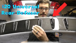 $20 eBay Universal Rear Defuser Install | $500 2002 Civic Build P7