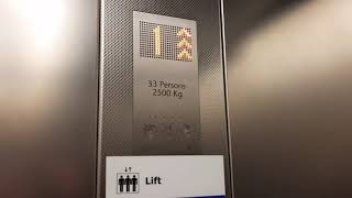 Very nice 2014 Kone TranSys lift! @ IKEA in Zagreb, Croatia