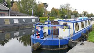 Ireland, Co Dublin, Castleknock, Royal Canal, 12th Lock, 4K UHD