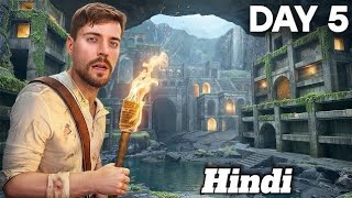 7 Days Exploring An Underground City Hindi | MrBeast new video Hindi