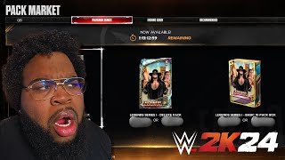 WWE 2K24 MYFACTION EARLY ACCESS PACK OPENING!! CAN WE PULL THE HIGH CARDS IN THE SET??