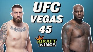 UFC Vegas 45 Betting and DFS Picks & Preview Show